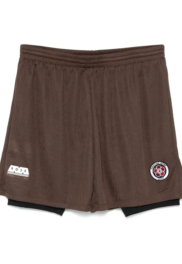 Martine Rose Double Football shorts - Brun