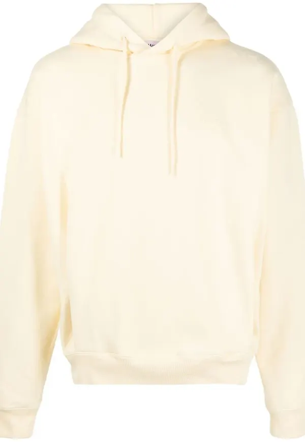 Martine Rose hoodie med grafiskt tryck - Gul