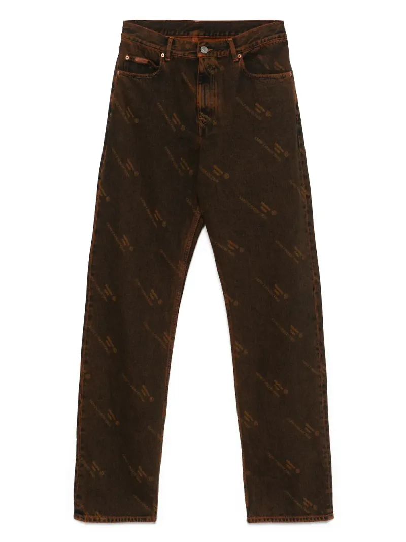 Martine Rose jeans med logotyp - Orange