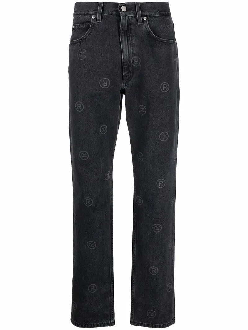 Martine Rose straight-jeans med logotyp - Grå