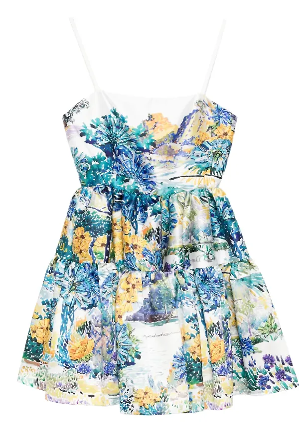Mary Katrantzou blommig klänning - Vit – Farfetch