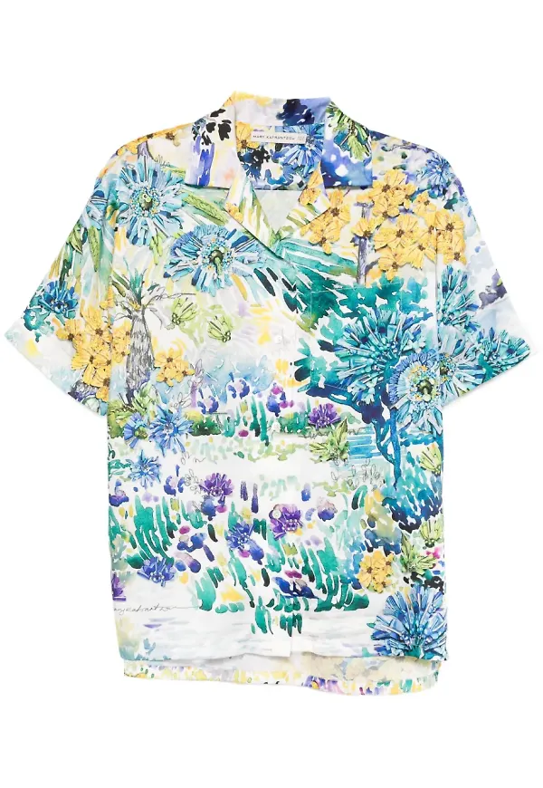 Mary Katrantzou Vero skjorta - Vit