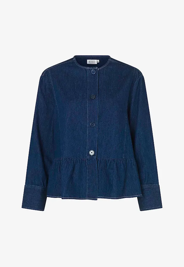 Masai - Jeansjacka maJadeli - Blå