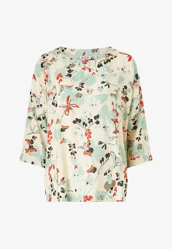 Masai - Blus Top MaBecca - Grön