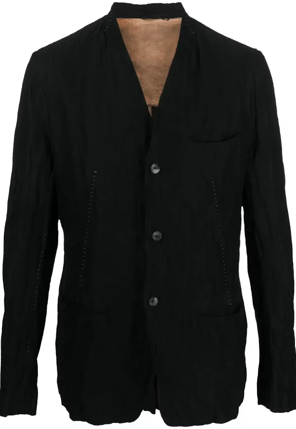 Masnada blazer med struktur - Svart