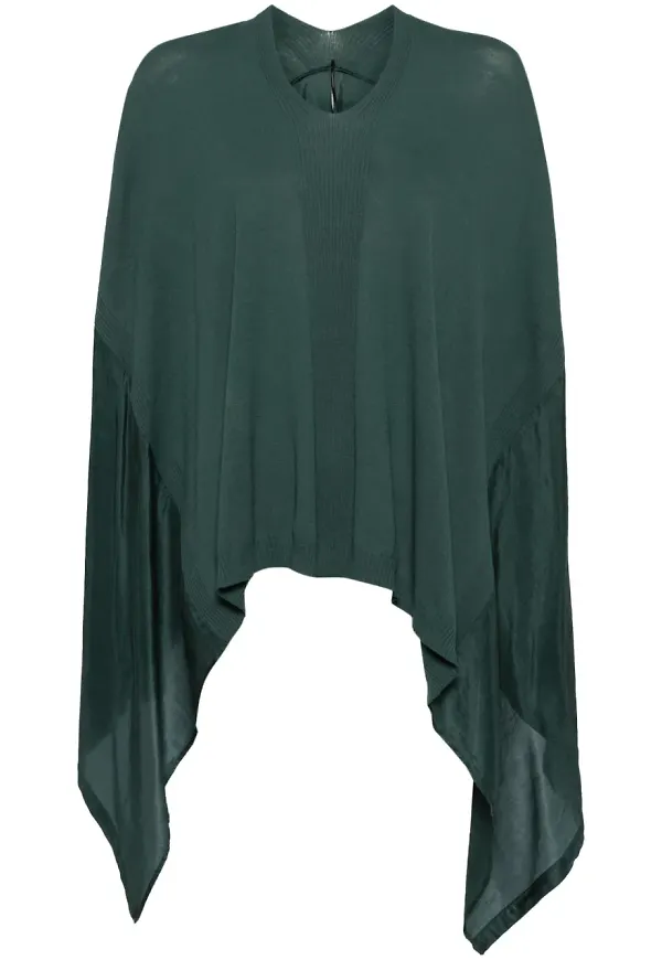 Masnada draperad blus - Grön