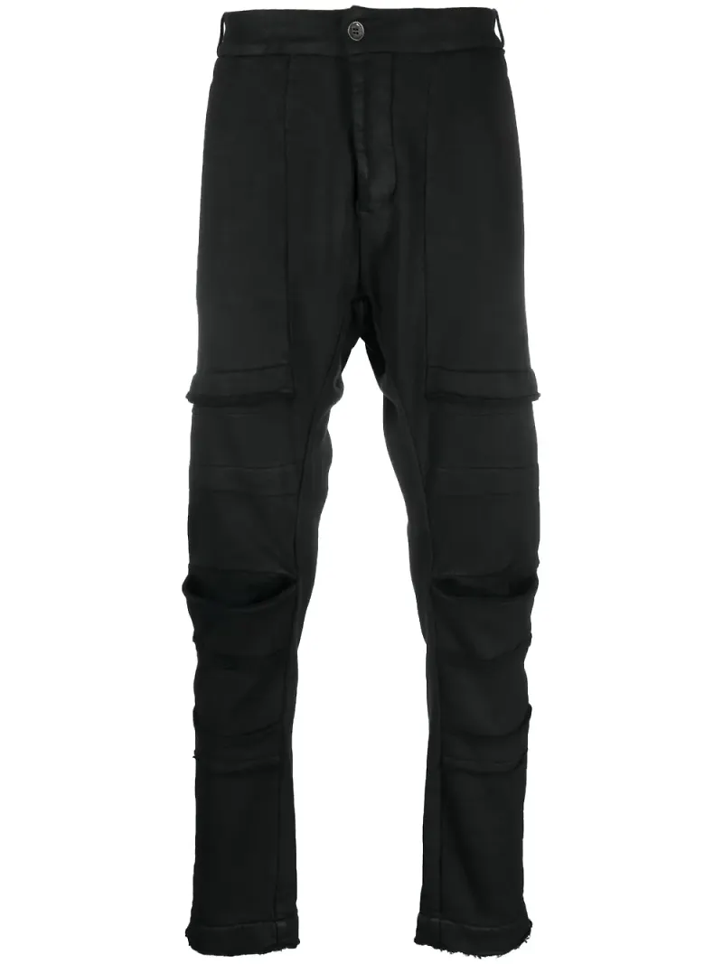 Masnada slacks i jersey - Svart