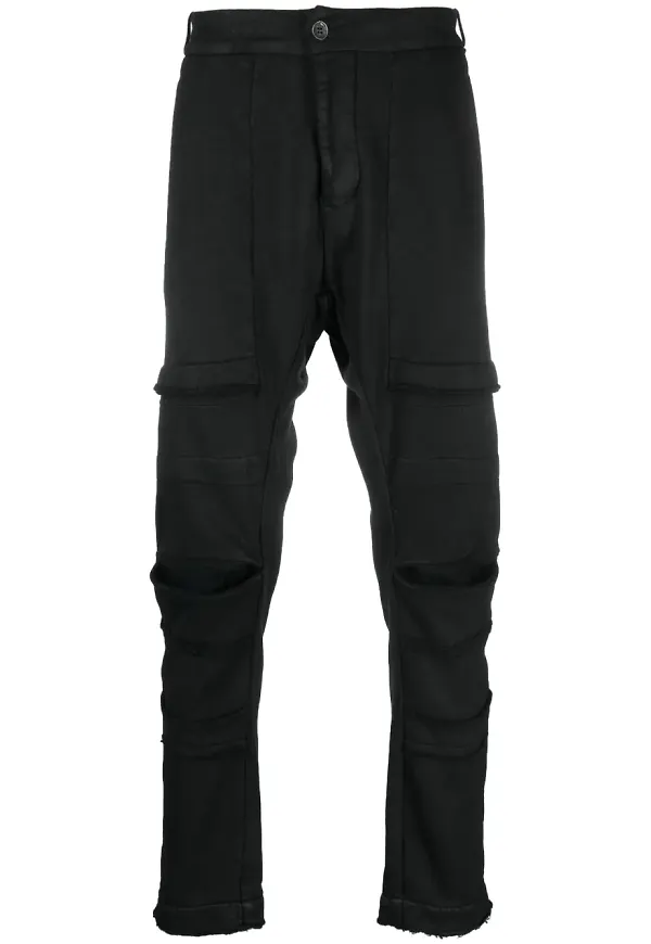 Masnada slacks i jersey - Svart