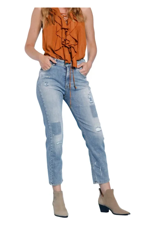 Mason's Cropped Jeans Blå, Dam