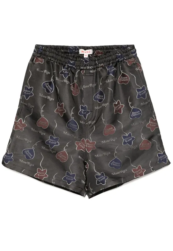 MASU Falling Balloon boxningsshorts - Svart