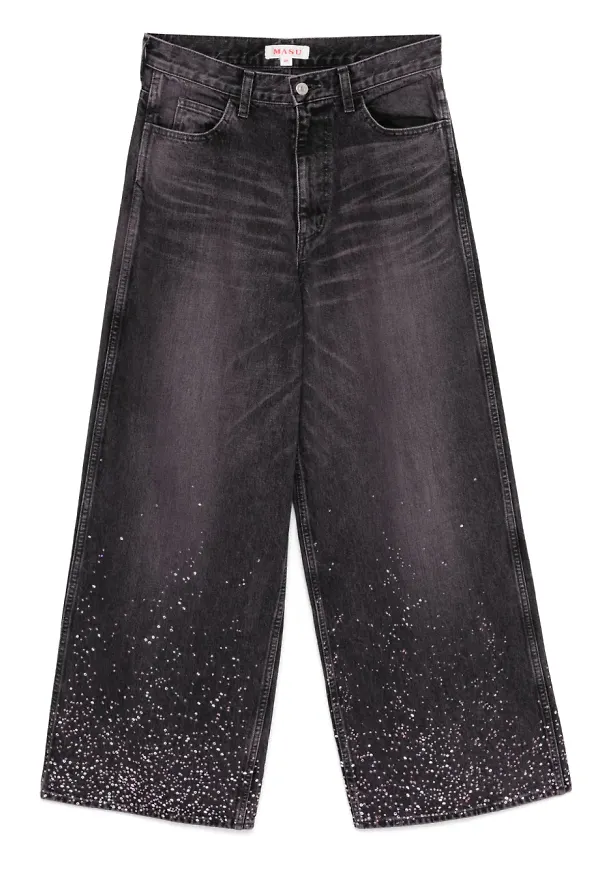 MASU Stardust baggy-jeans - Svart