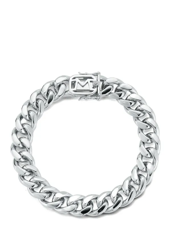 Mateo armband med logotyp - Silverfärgad