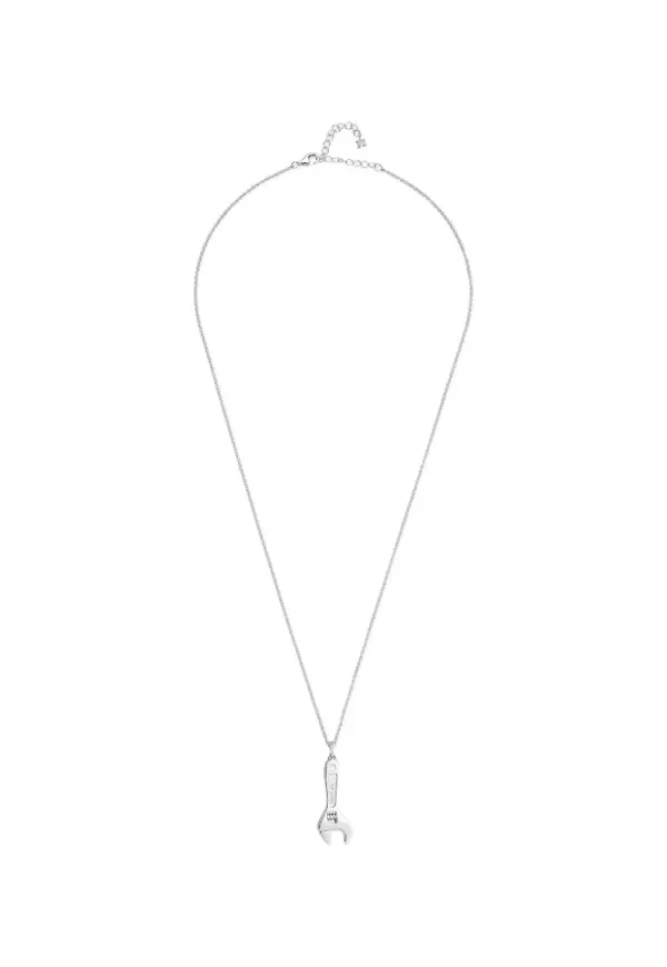 Mateo halsband med skifthänge - Silverfärgad