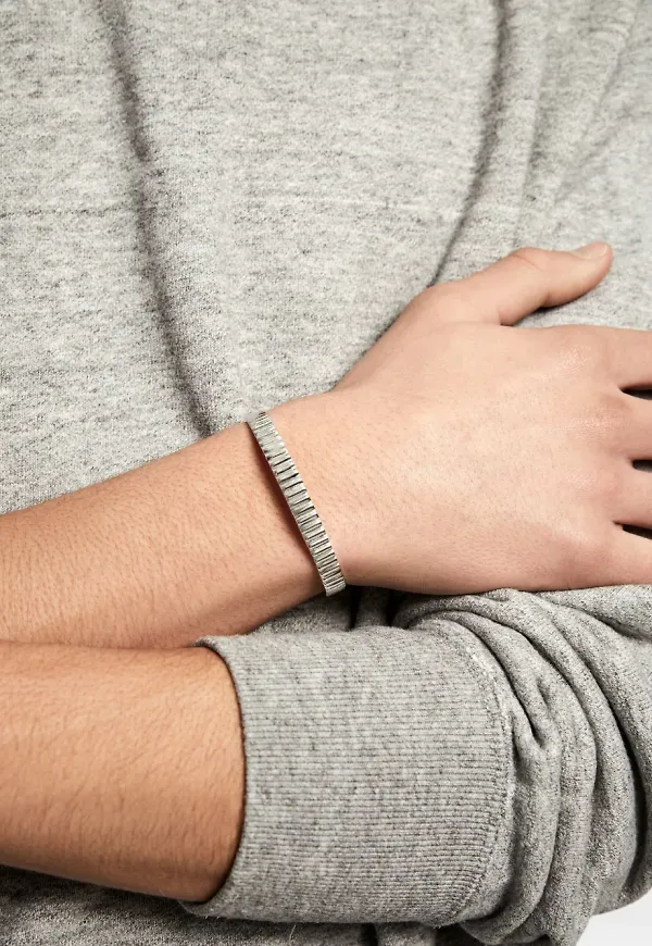 Mateo Ridge armband i sterlingsilver - Silverfärgad