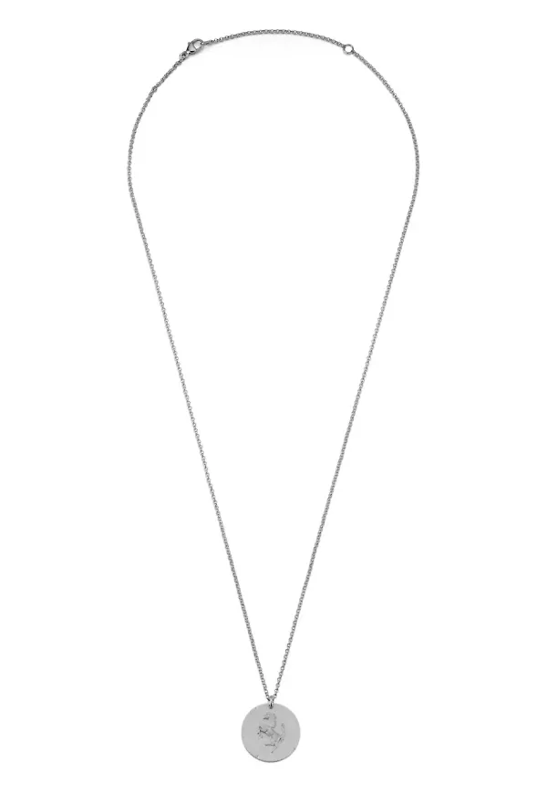 Mateo Stallion halsband - Silverfärgad