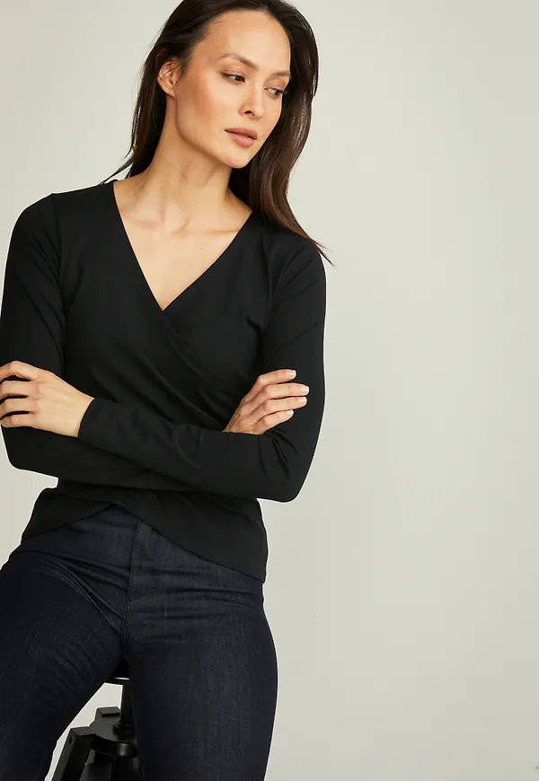 Mathilde wrap top