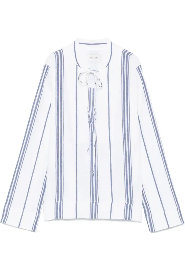 Matteau Fisherman Popover blus - Vit