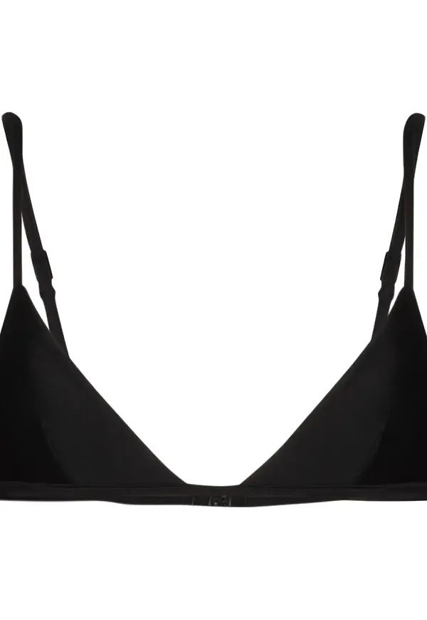 Matteau Petite bikiniöverdel med trekantig kupa - Svart