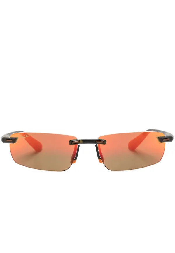 Maui Jim PolarizedPlus2® rektangulära solglasögon - Svart