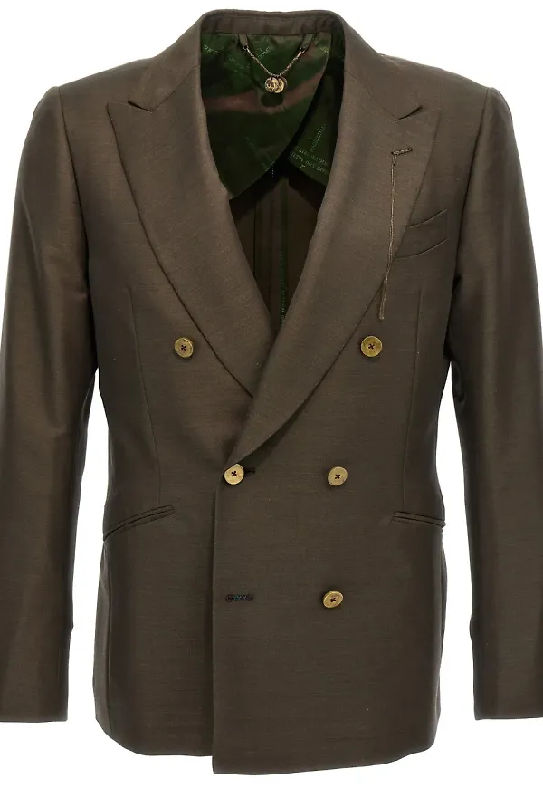 Maurizio Miri dubbelknäppt blazer - Grön