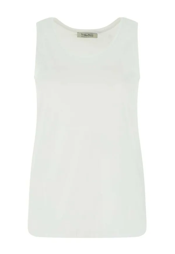 Max Mara - Linnen - Vit - Dam - Storlek: L,M