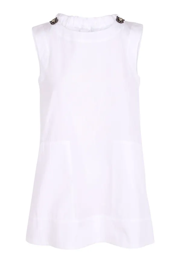 Max Mara - Linnen - Vit - Dam - Storlek: S