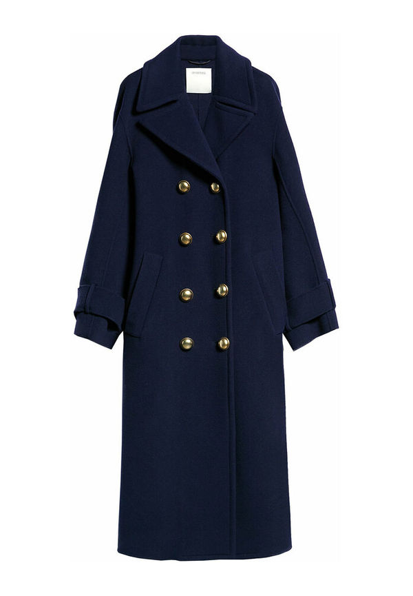 Max Mara - Ullkappor - Svart - Dam - Storlek: S