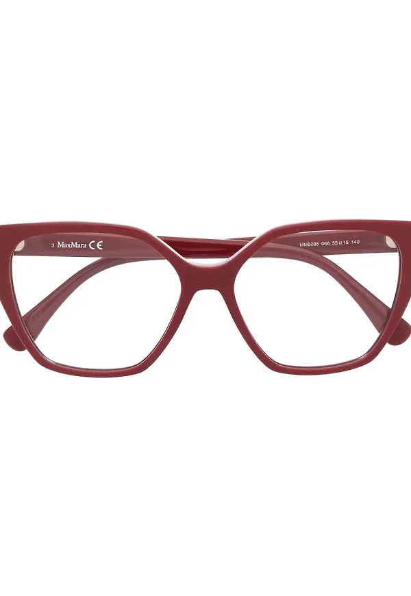 Max Mara cat eye-glasögon - Röd