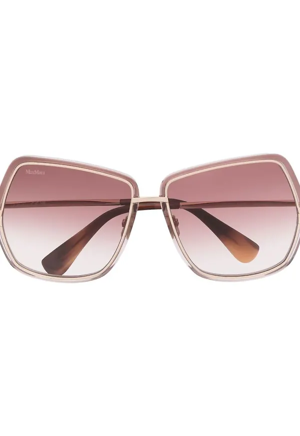 Max Mara fyrkantiga solglasögon - Rosa