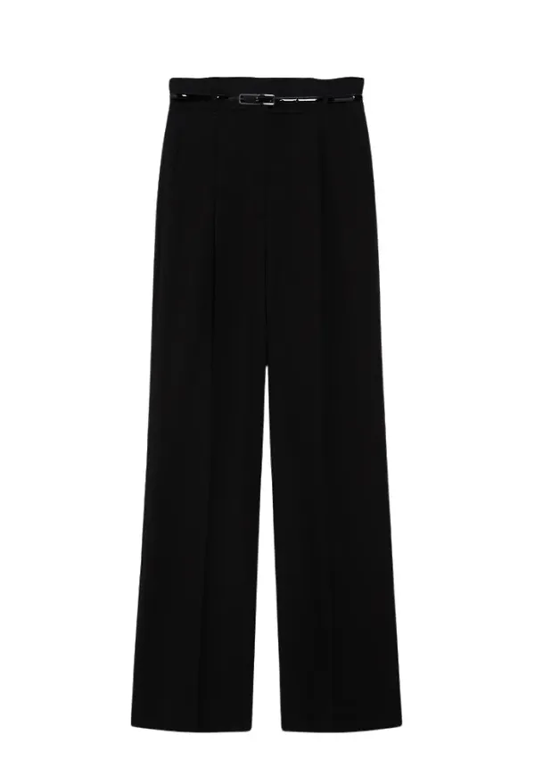 Max Mara Studio, Byxor, Dam, S, Marusca Ull Högmidjade Byxor
