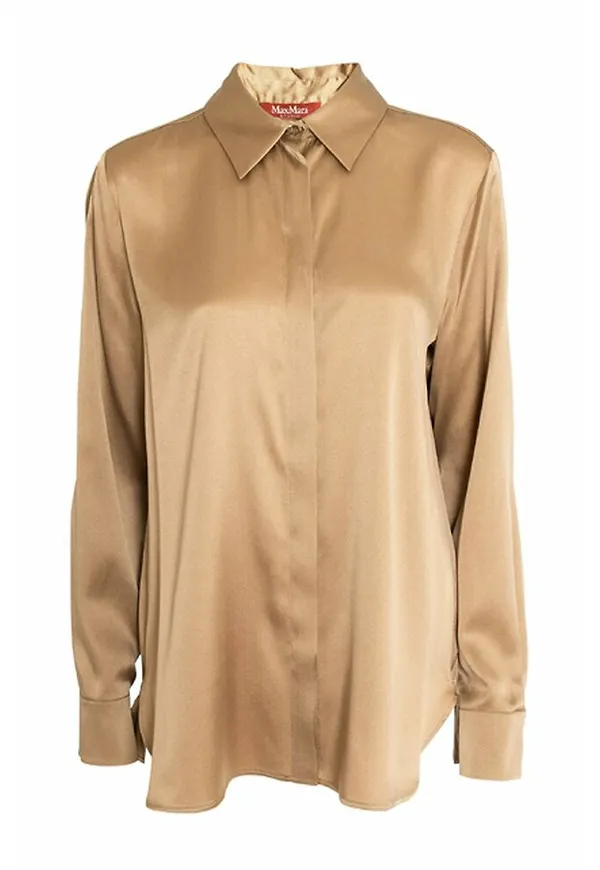 Max Mara Studio Mosella Shirt Brun, Dam