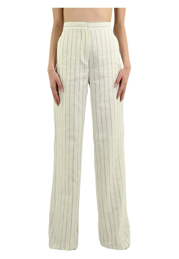 Max Mara Studio Trousers Vit, Dam