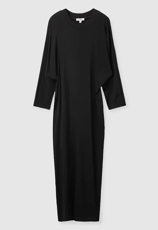 MAXI DRAPED DRESS