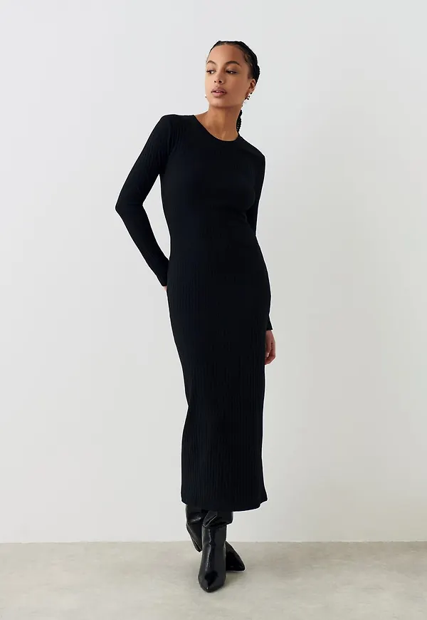 Maxi rib dress