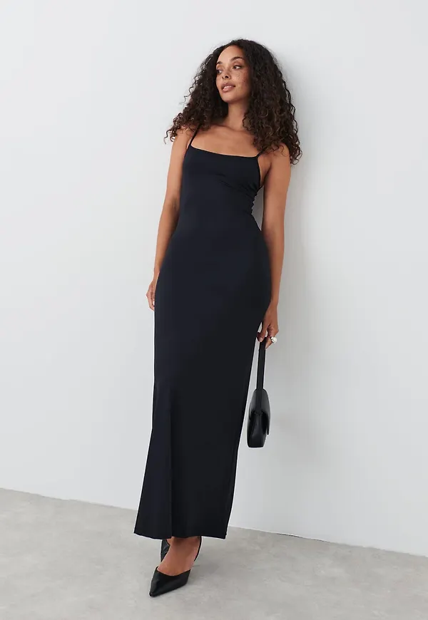 Maxi slip dress