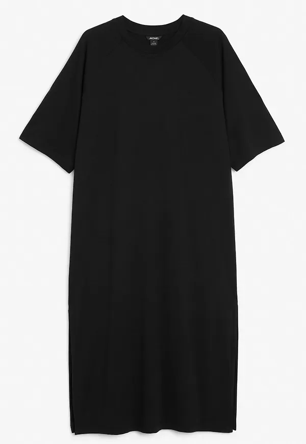 Maxi t-shirt dress - Black