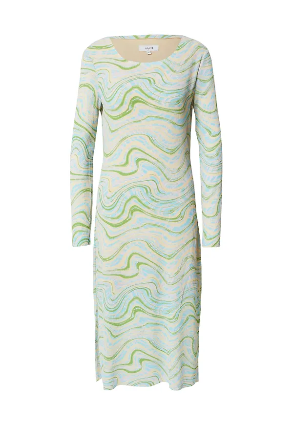 mbym Klänning aqua / pastellblå / pastellgul / grön