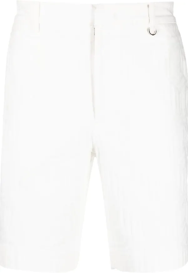 MCM finshorts med monogram - Vit