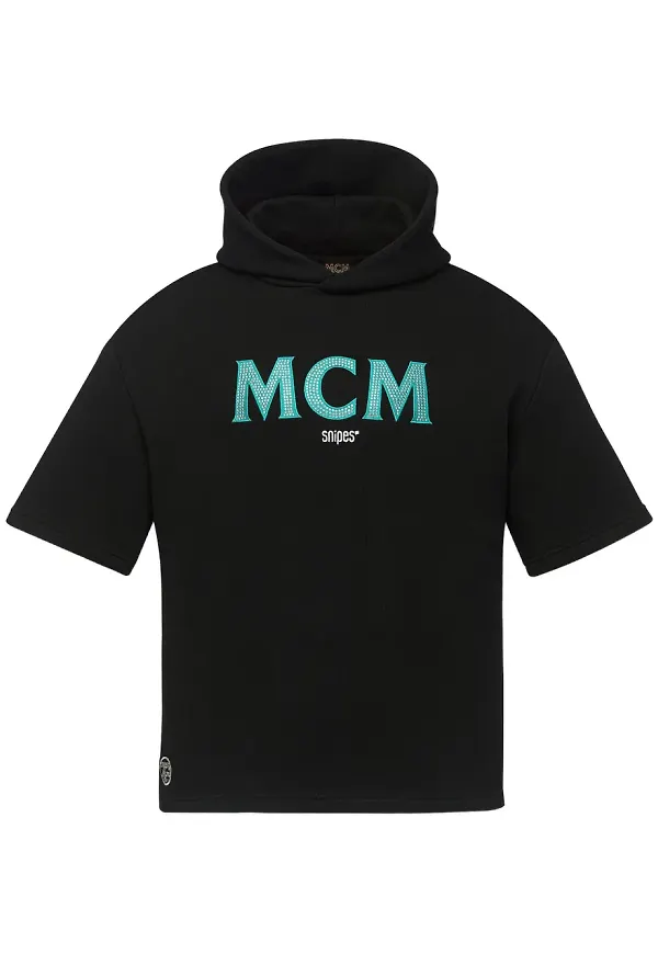 MCM x SNIPES hoodie med strass - Svart