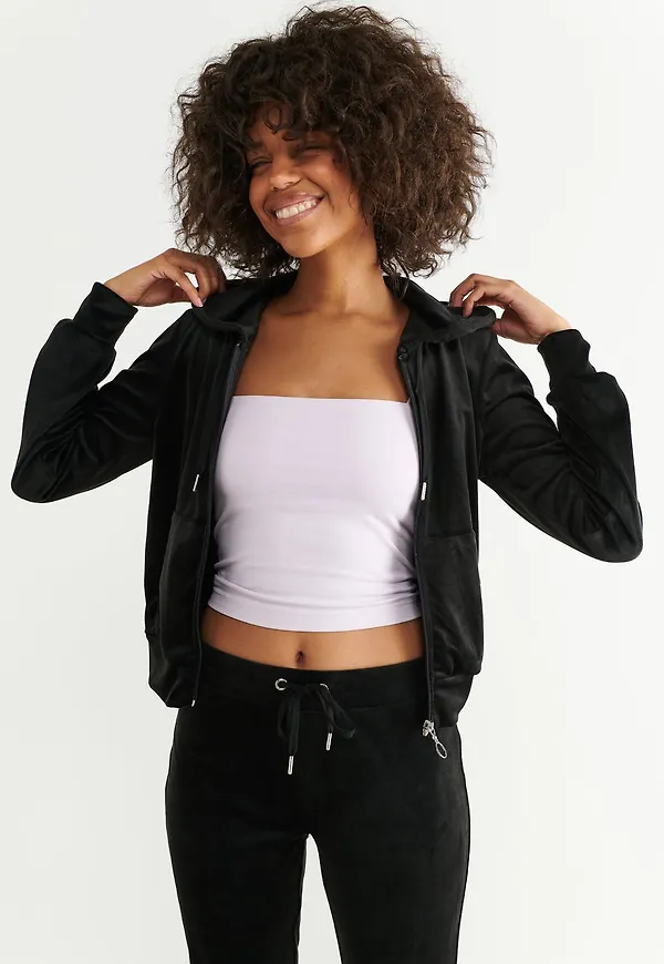 Melinda velour hoodie
