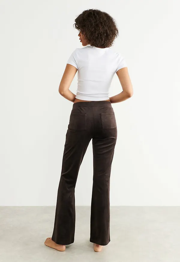 Melinda velour trousers