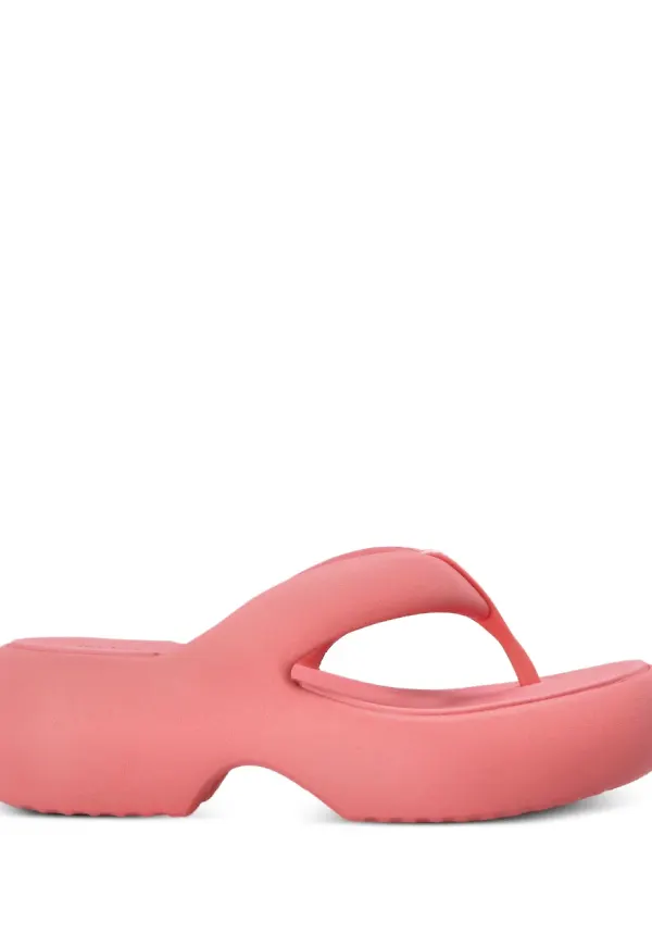 Melissa flipflops med grov sula - Rosa