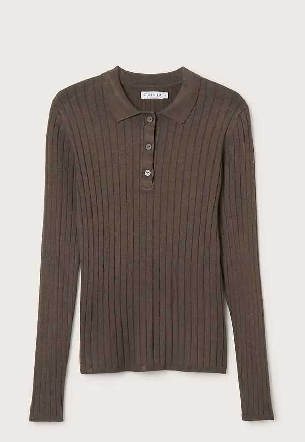 Melissa polo knit