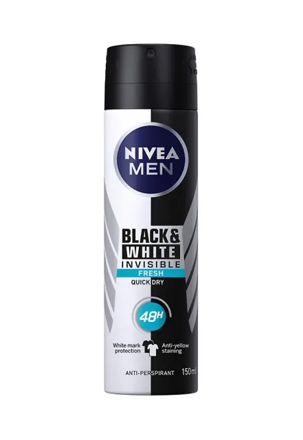 Men Deo Black & White Invisible Fresh Spray