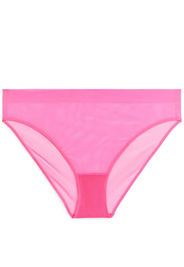 Mesh Briefs - Pink