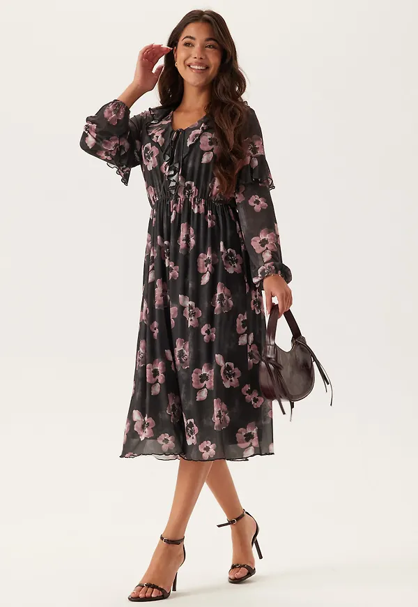 Mesh Frill Dress
