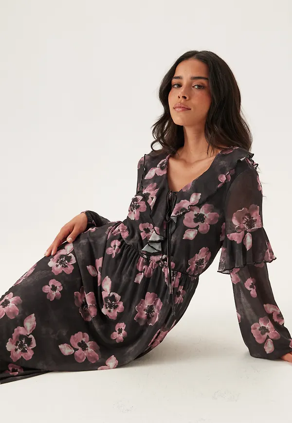 Mesh Frill Dress