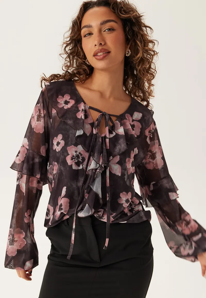 Mesh Frill Top