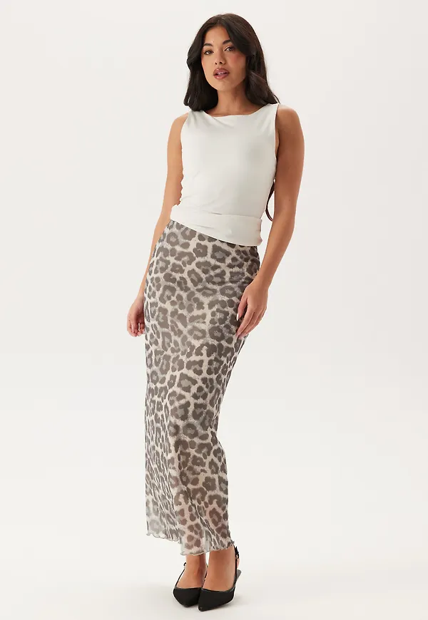 Mesh Maxi Skirt