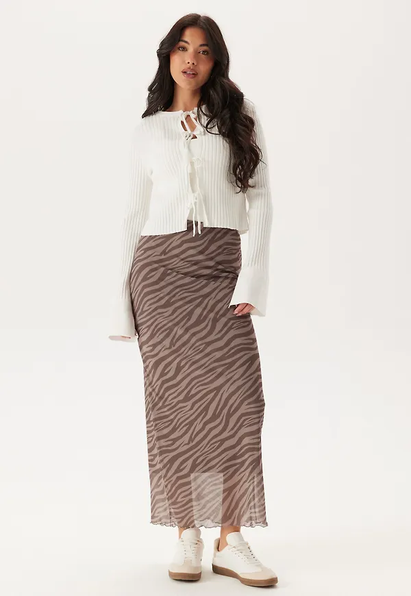 Mesh Maxi Skirt